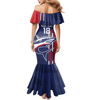 Cape Verde Football Mermaid Dress Tubaroes Azuis Pride - Wonder Print Shop