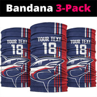 Cape Verde Football Neck Gaiter Tubaroes Azuis Pride - Wonder Print Shop