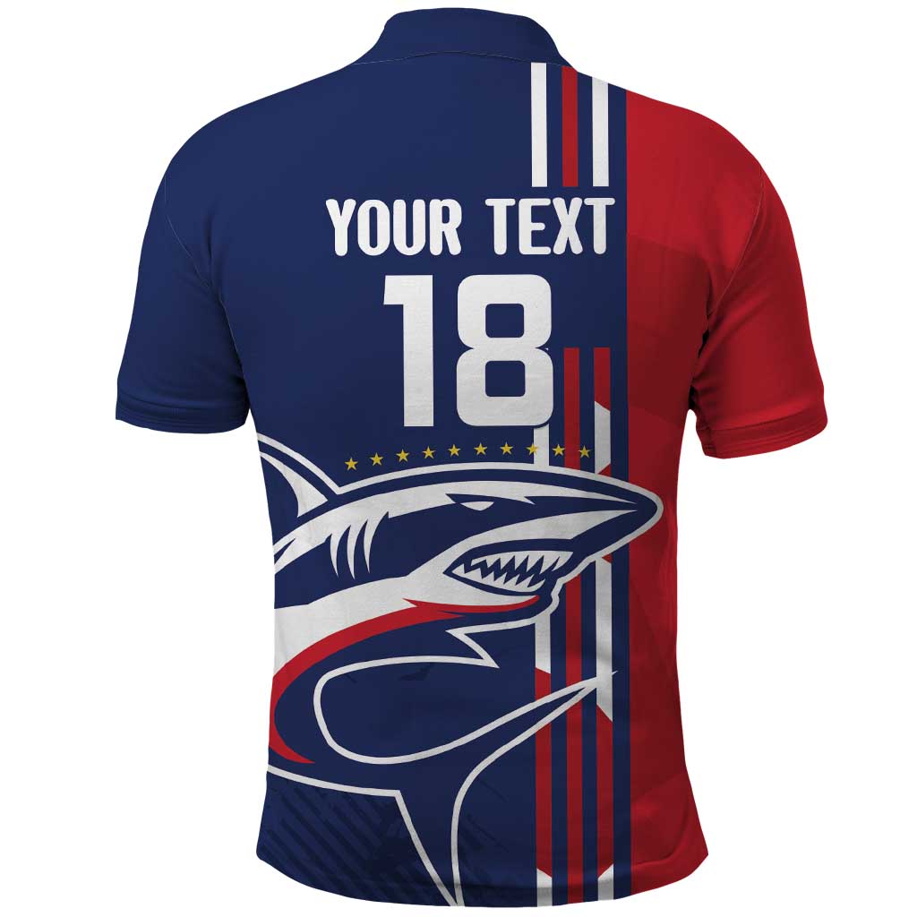 Cape Verde Football Polo Shirt Tubaroes Azuis Pride - Wonder Print Shop