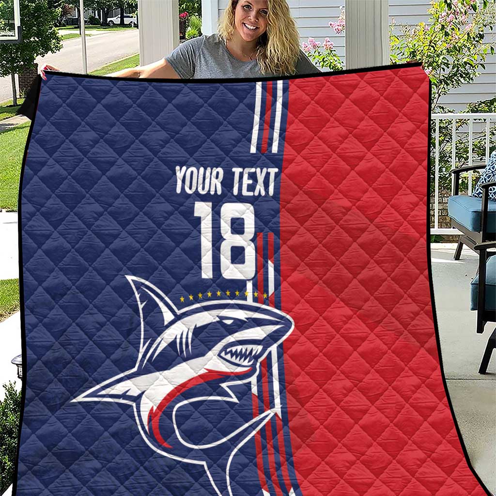 Cape Verde Football Quilt Tubaroes Azuis Pride - Wonder Print Shop