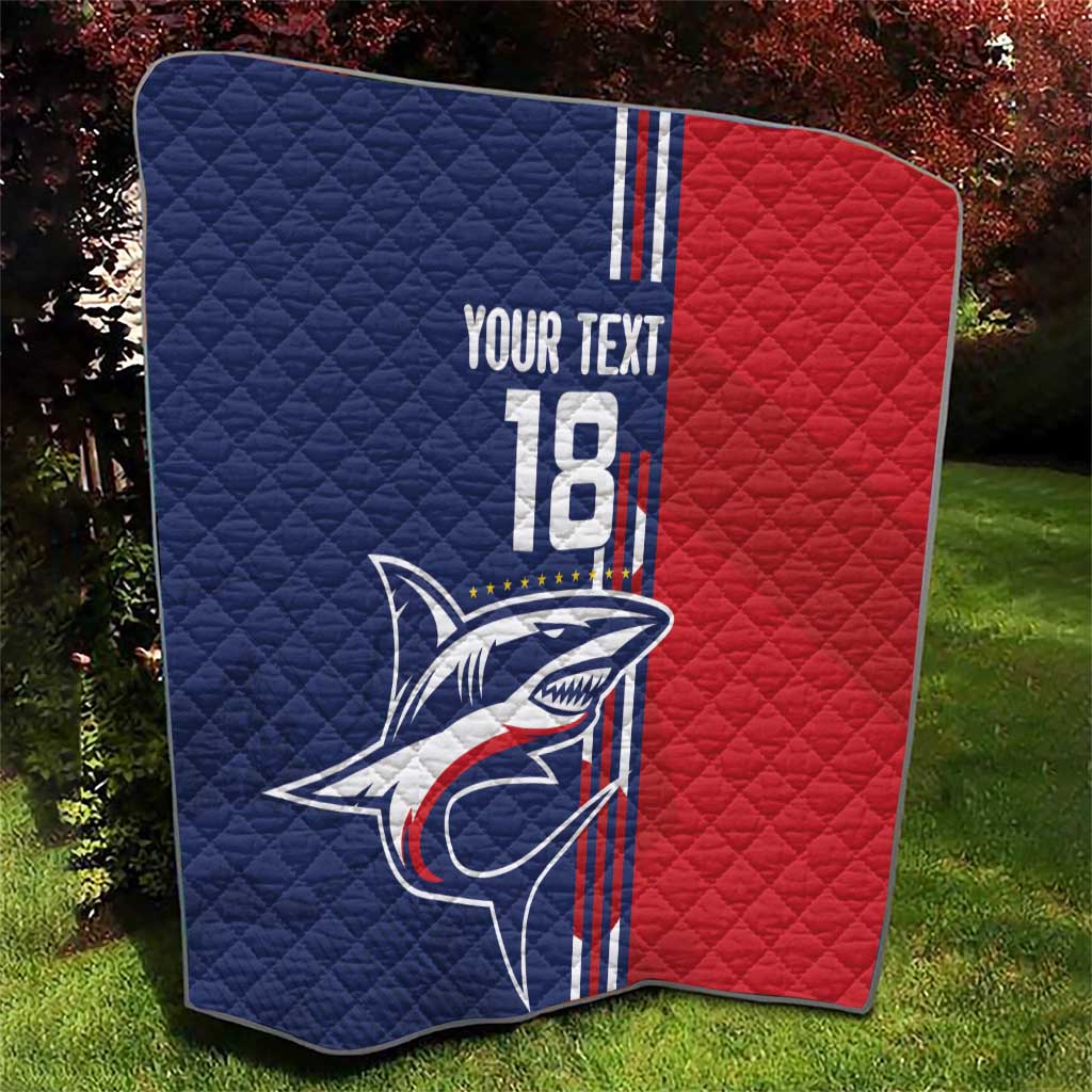 Cape Verde Football Quilt Tubaroes Azuis Pride - Wonder Print Shop