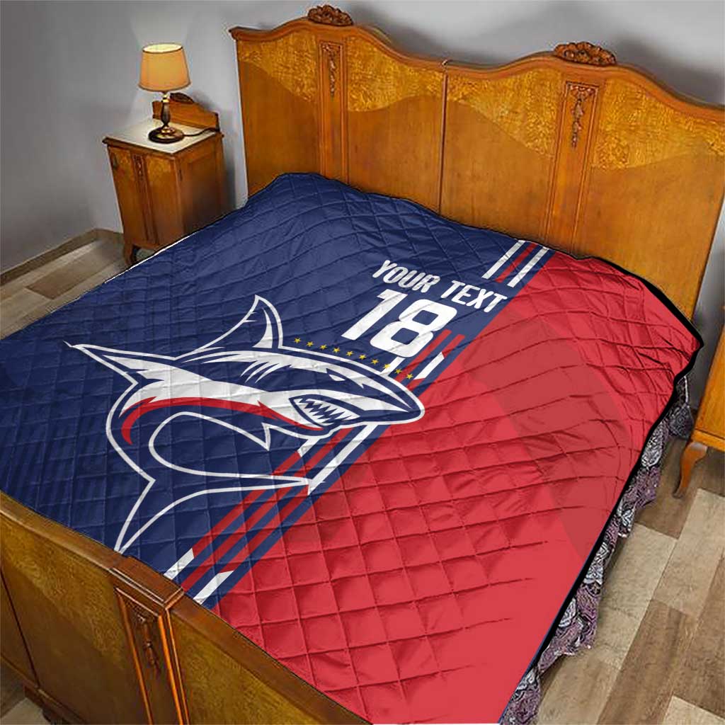 Cape Verde Football Quilt Tubaroes Azuis Pride - Wonder Print Shop