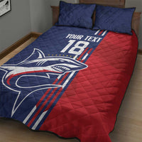 Cape Verde Football Quilt Bed Set Tubaroes Azuis Pride - Wonder Print Shop