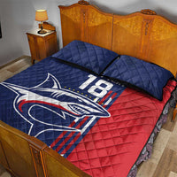 Cape Verde Football Quilt Bed Set Tubaroes Azuis Pride - Wonder Print Shop