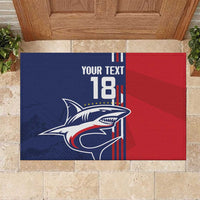 Cape Verde Football Rubber Doormat Tubaroes Azuis Pride - Wonder Print Shop