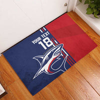 Cape Verde Football Rubber Doormat Tubaroes Azuis Pride - Wonder Print Shop