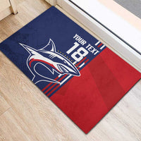 Cape Verde Football Rubber Doormat Tubaroes Azuis Pride - Wonder Print Shop