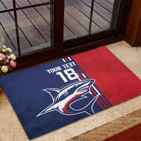 Cape Verde Football Rubber Doormat Tubaroes Azuis Pride - Wonder Print Shop