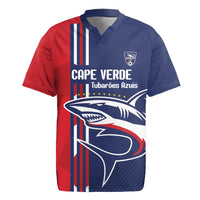 Cape Verde Football Rugby Jersey Tubaroes Azuis Pride - Wonder Print Shop