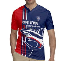 Cape Verde Football Rugby Jersey Tubaroes Azuis Pride - Wonder Print Shop