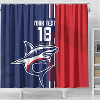 Cape Verde Football Shower Curtain Tubaroes Azuis Pride - Wonder Print Shop