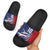 Cape Verde Football Slide Sandals Tubaroes Azuis Pride - Wonder Print Shop