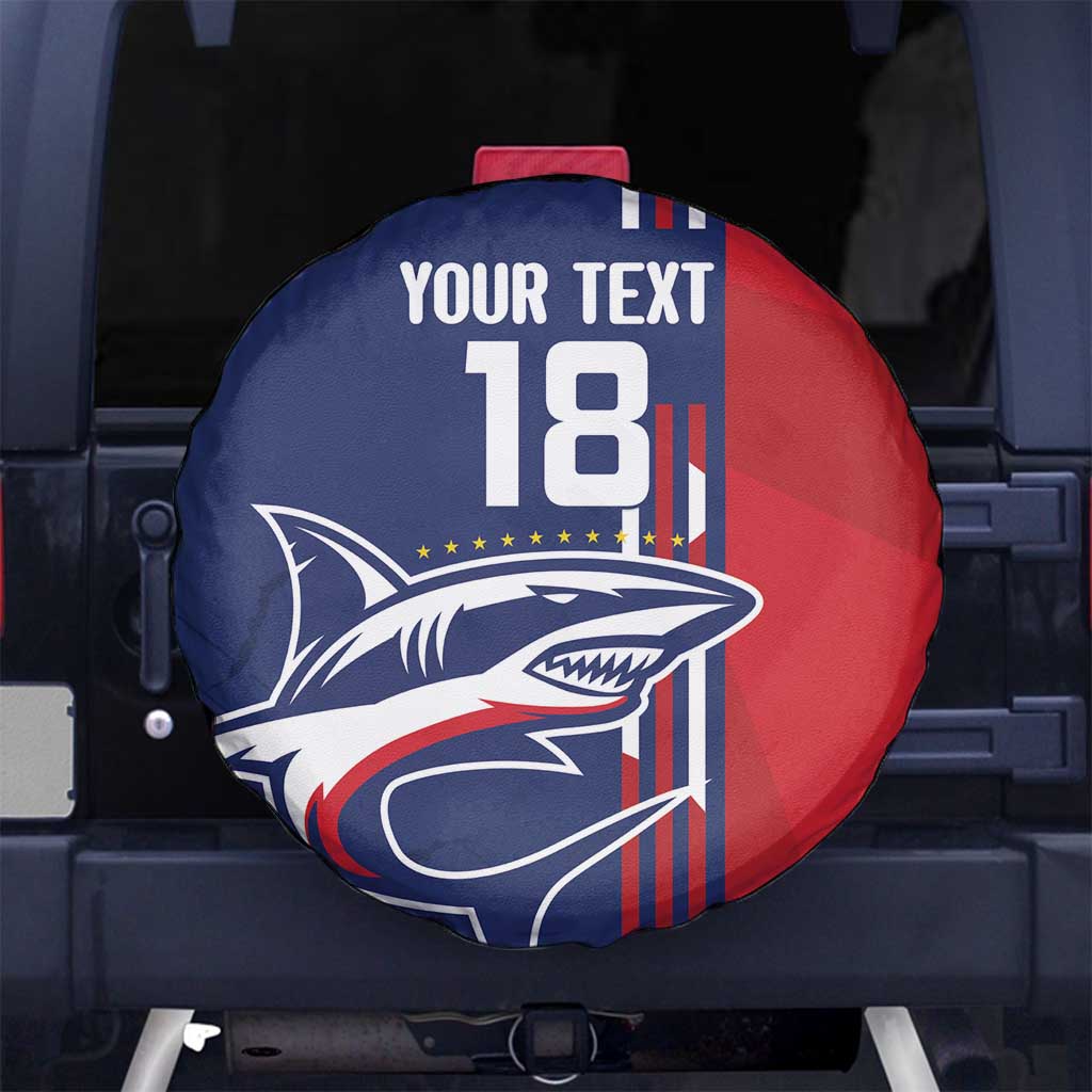 Cape Verde Football Spare Tire Cover Tubaroes Azuis Pride - Wonder Print Shop