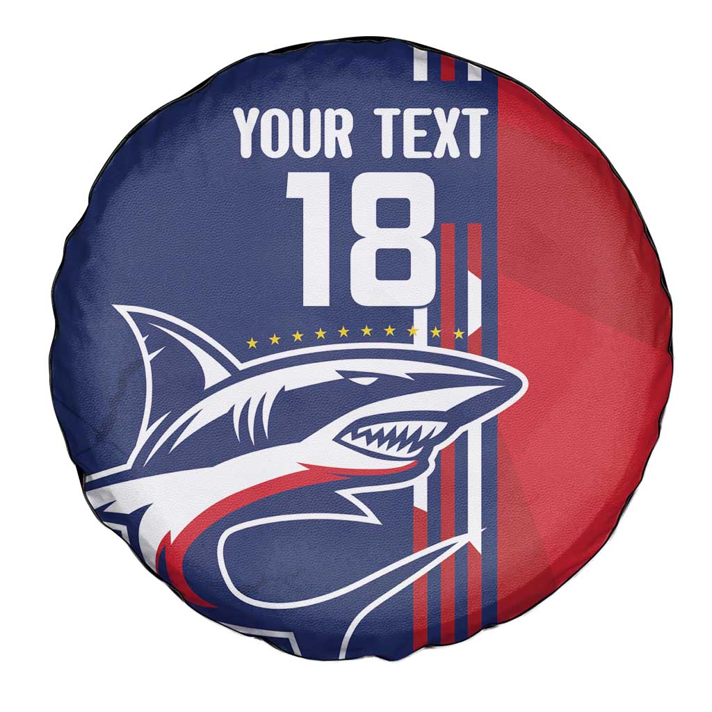 Cape Verde Football Spare Tire Cover Tubaroes Azuis Pride - Wonder Print Shop