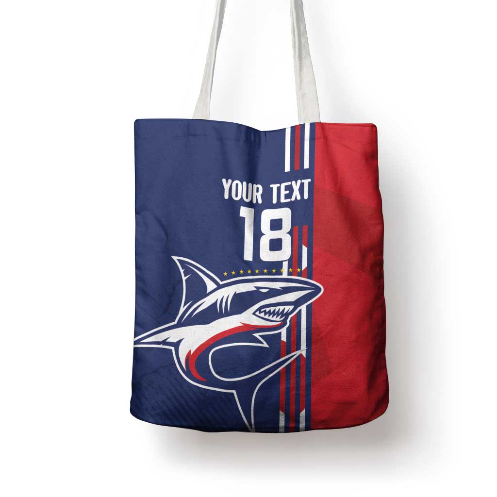 Cape Verde Football Tote Bag Tubaroes Azuis Pride - Wonder Print Shop