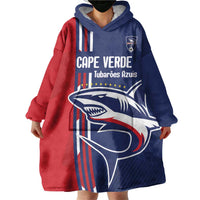 Cape Verde Football Wearable Blanket Hoodie Tubaroes Azuis Pride - Wonder Print Shop
