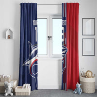 Cape Verde Football Window Curtain Tubaroes Azuis Pride - Wonder Print Shop