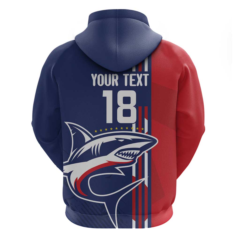 Cape Verde Football Zip Hoodie Tubaroes Azuis Pride - Wonder Print Shop