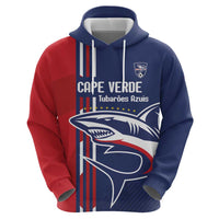 Cape Verde Football Zip Hoodie Tubaroes Azuis Pride - Wonder Print Shop