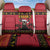 Angola Christmas Back Car Seat Cover Giant Sable Antelope Virtus Unita Fortior - Wonder Print Shop