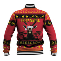 Angola Christmas Baseball Jacket Giant Sable Antelope Virtus Unita Fortior - Wonder Print Shop