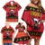 Angola Christmas Family Matching Off Shoulder Short Dress and Hawaiian Shirt Giant Sable Antelope Virtus Unita Fortior - Wonder Print Shop