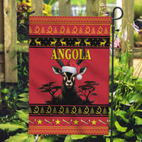 Angola Christmas Garden Flag Giant Sable Antelope Virtus Unita Fortior - Wonder Print Shop