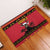 Angola Christmas Rubber Doormat Giant Sable Antelope Virtus Unita Fortior - Wonder Print Shop