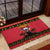 Angola Christmas Rubber Doormat Giant Sable Antelope Virtus Unita Fortior - Wonder Print Shop