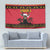 Angola Christmas Tapestry Giant Sable Antelope Virtus Unita Fortior - Wonder Print Shop