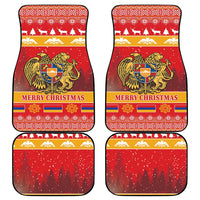 Armenia Christmas Car Mats Coat Of Arms With Arevakhach - Wonder Print Shop