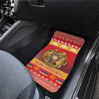 Armenia Christmas Car Mats Coat Of Arms With Arevakhach - Wonder Print Shop