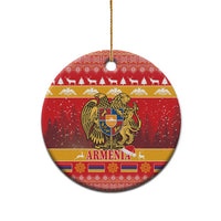Armenia Christmas Ceramic Ornament Coat Of Arms With Arevakhach - Wonder Print Shop