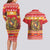 Armenia Christmas Couples Matching Long Sleeve Bodycon Dress and Hawaiian Shirt Coat Of Arms With Arevakhach - Wonder Print Shop