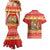 Armenia Christmas Couples Matching Mermaid Dress and Hawaiian Shirt Coat Of Arms With Arevakhach - Wonder Print Shop