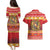 Armenia Christmas Couples Matching Puletasi and Hawaiian Shirt Coat Of Arms With Arevakhach - Wonder Print Shop