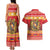 Armenia Christmas Couples Matching Tank Maxi Dress and Hawaiian Shirt Coat Of Arms With Arevakhach - Wonder Print Shop