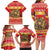 Armenia Christmas Family Matching Long Sleeve Bodycon Dress and Hawaiian Shirt Coat Of Arms With Arevakhach - Wonder Print Shop