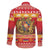 Armenia Christmas Family Matching Off The Shoulder Long Sleeve Dress and Hawaiian Shirt Coat Of Arms With Arevakhach - Wonder Print Shop