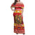 Armenia Christmas Family Matching Off Shoulder Maxi Dress and Hawaiian Shirt Coat Of Arms With Arevakhach - Wonder Print Shop