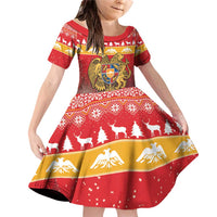 Armenia Christmas Family Matching Off Shoulder Short Dress and Hawaiian Shirt Coat Of Arms With Arevakhach - Wonder Print Shop