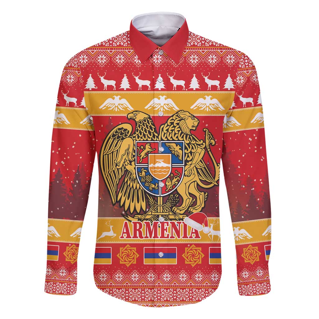 Armenia Christmas Family Matching Off Shoulder Short Dress and Hawaiian Shirt Coat Of Arms With Arevakhach - Wonder Print Shop