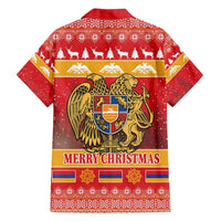 Armenia Christmas Family Matching Puletasi and Hawaiian Shirt Coat Of Arms With Arevakhach - Wonder Print Shop