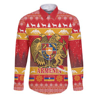 Armenia Christmas Family Matching Puletasi and Hawaiian Shirt Coat Of Arms With Arevakhach - Wonder Print Shop