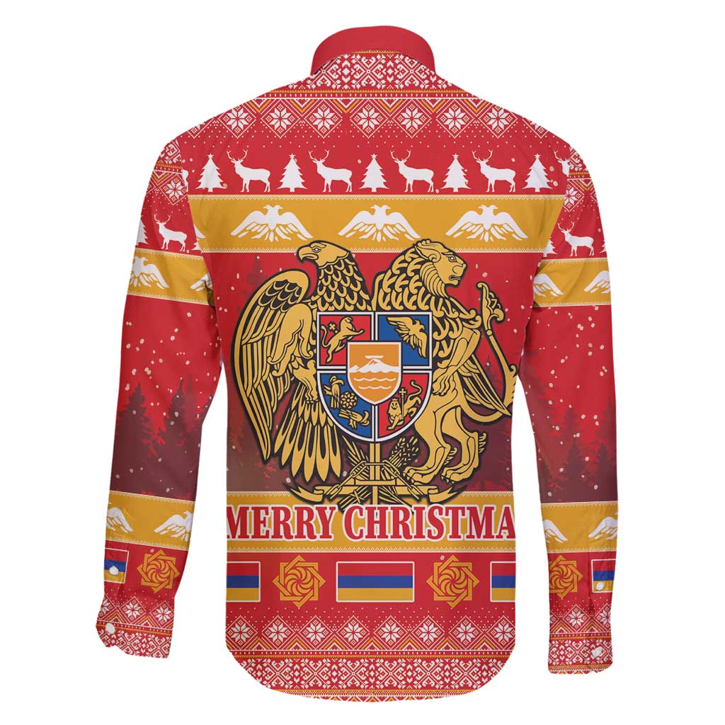 Armenia Christmas Family Matching Puletasi and Hawaiian Shirt Coat Of Arms With Arevakhach - Wonder Print Shop