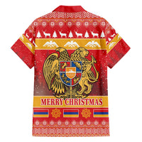Armenia Christmas Hawaiian Shirt Coat Of Arms With Arevakhach - Wonder Print Shop