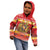 Armenia Christmas Kid Hoodie Coat Of Arms With Arevakhach - Wonder Print Shop