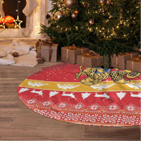 Armenia Christmas Tree Skirt Coat Of Arms With Arevakhach - Wonder Print Shop