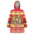 Armenia Christmas Wearable Blanket Hoodie Coat Of Arms With Arevakhach - Wonder Print Shop
