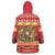 Armenia Christmas Wearable Blanket Hoodie Coat Of Arms With Arevakhach - Wonder Print Shop